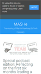 Mobile Screenshot of mashe.hawksey.info